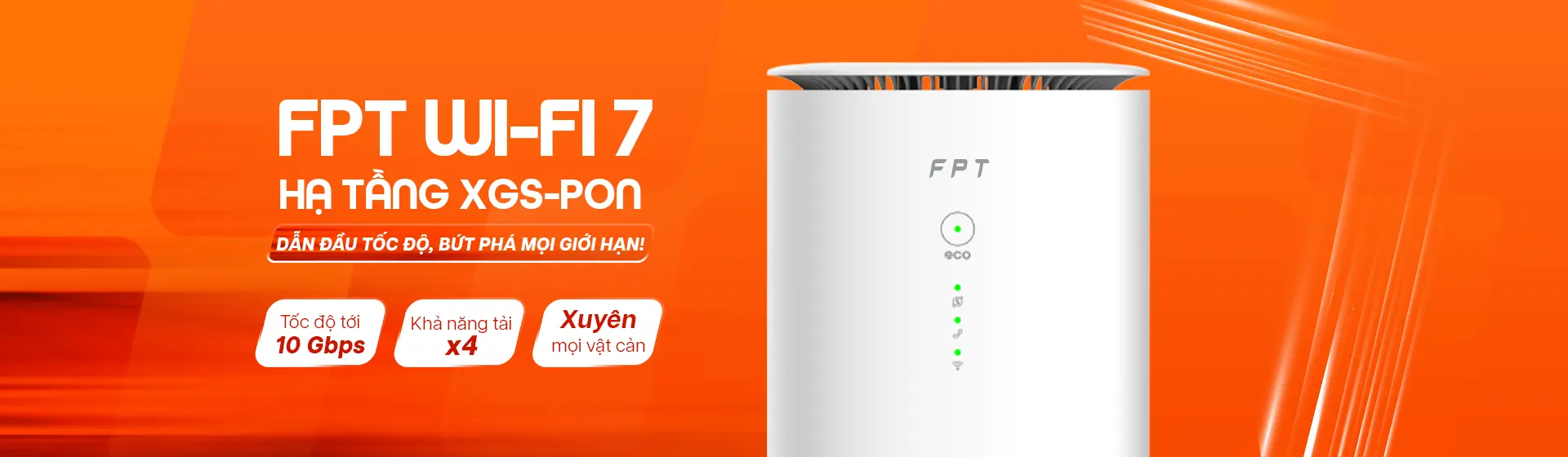 FPT Wi-Fi 7 Hạ tầng XGS-PON